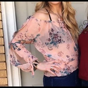 Rue21 Sheer floral top